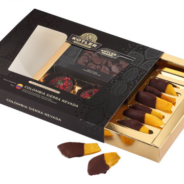 Шоколадный набор с медальонами и манго "COLOMBIA SIERRA NEVADA" 225 гр KOTLER Chocolate Шоколадный набор с медальонами и манго "COLOMBIA SIERRA NEVADA" 225 гр KOTLER Chocolate