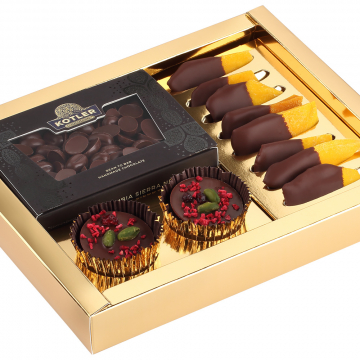 Шоколадный набор с медальонами и манго "COLOMBIA SIERRA NEVADA" 225 гр KOTLER Chocolate Шоколадный набор с медальонами и манго "COLOMBIA SIERRA NEVADA" 225 гр KOTLER Chocolate
