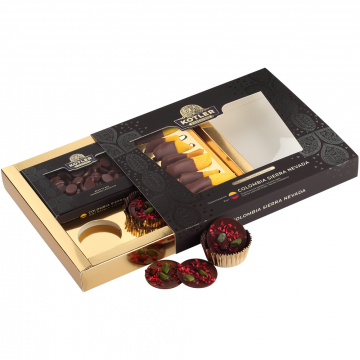 Шоколадный набор с медальонами и манго "COLOMBIA SIERRA NEVADA" 225 гр KOTLER Chocolate Шоколадный набор с медальонами и манго "COLOMBIA SIERRA NEVADA" 225 гр KOTLER Chocolate