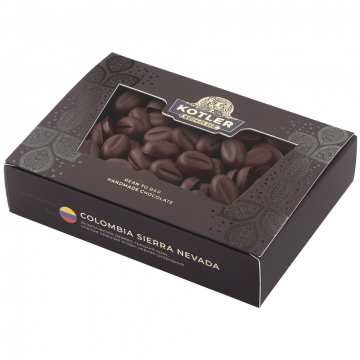 Шоколадные зерна "COLOMBIA SIERRA NEVADA" 100 гр, KOTLER Chocolate Шоколадные зерна "COLOMBIA SIERRA NEVADA" 100 гр, KOTLER Chocolate